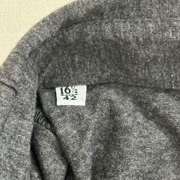 Moschino Long-Sleeve Button-Down Casual Slim Men's Shirt IT 42 US 16.5 - Picture 11 of 15